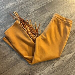 Forever 21 Faux Suede Pants with Fringe